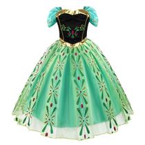 Vestido de fantasia Acecharming Anna Snow Queen para meninas de 2 a 8 anos