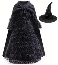 Vestido de fantasia Coolproud Elphaba para meninas Halloween 4-5Y 110