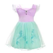 Vestido de fantasia Daisy Princess Mermaid para menina de 7 anos