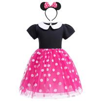Vestido de fantasia Daisy Toddler Girls Polka Dots 3T-4T Vestido de fantasia Daisy Toddler Girls Polka Dots 3T-4T