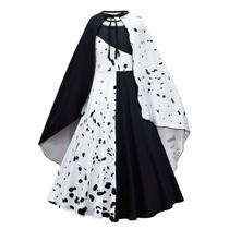 Vestido de fantasia Devilish Halloween Dressy Daisy preto/branco 10Y
