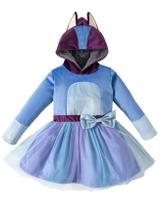 Vestido de fantasia LATOBREATH para meninas de Halloween de 3 a 4 anos, manga comprida Vestido de fantasia LATOBREATH para meninas de Halloween de 3 a 4 anos, manga comprida