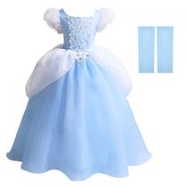 Vestido de fantasia MDYCW Cinderella Princess para meninas de 10 a 11 anos