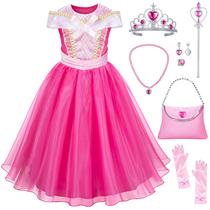Vestido de fantasia Topney Pink Princess Sleeping Beauty 3T 4T Girl Vestido de fantasia Topney Pink Princess Sleeping Beauty 3T 4T Girl
