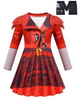 Vestido de fantasia Xefenki Rise of Red Halloween Girls 9-10Y com peruca