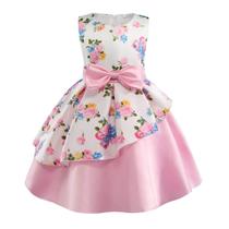 Vestido de festa AIMJCHLD para meninas, tamanho de flor 2T-3T, rosa Vestido de festa AIMJCHLD para meninas, tamanho de flor 2T-3T, rosa
