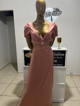 Vestido de Festa Casamento Viscose Rosa Amor Eterno Veste 38/40 Outlet Vida Fashion Vestido de Festa Casamento Viscose Rosa Amor Eterno Veste 38/40 Outlet Vida Fashion