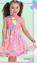 Vestido De Festa Com Tule Sobreposto