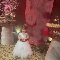 Vestido de Festa Daminha Honra Branco