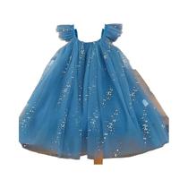 Vestido De Festa De Aniversário De Verão Para Menina, Sem Mangas, Estilo Fada Princesa, Fantasia Vestido De Festa De Aniversário De Verão Para Menina, Sem Mangas, Estilo Fada Princesa, Fantasia