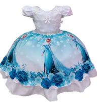 Vestido De Festa Frozen Princesa Elsa Frozen Vestido De Festa Frozen Princesa Elsa Frozen