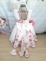 Vestido de festa infantil floral Vestido de festa infantil floral