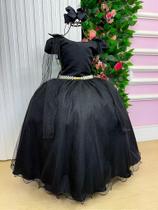 Vestido de Festa Infantil Preto Daminha Menina - Elegante e Confortável Vestido de Festa Infantil Preto Daminha Menina - Elegante e Confortável