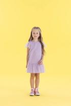 Vestido De Festa Infantil Sobreposição Em Tule Verão Malagah 11305