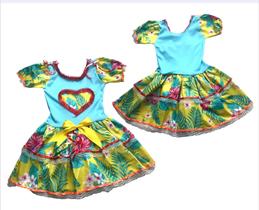 Vestido de festa junina infantil