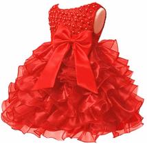 Vestido de festa Jup'Elle Baby Girl vermelho de 2 a 4 meses Vestido de festa Jup'Elle Baby Girl vermelho de 2 a 4 meses
