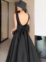 Vestido de festa preto tamanho único Vestido de festa preto tamanho único