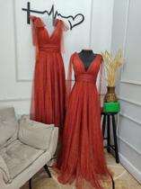 Vestido De Festa Rose Lavanda Terracota- Madrinha, Casamento Formatura