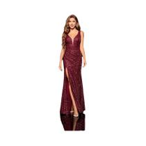 Vestido De Festa Sereia Com Decote V E Lantejoulas, Vestido De Baile, Vestido De Madrinha Mgiacy Com