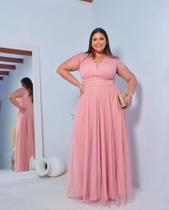 Vestido de Festa Tule G ao G2