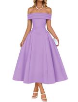 Vestido de festa ZESICA Elegant Off Off Shoulder A Line Vestido de festa ZESICA Elegant Off Off Shoulder A Line