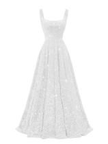 Vestido de formatura Miao Duo Spaghetti Strap Sequin A Line Plus Size Vestido de formatura Miao Duo Spaghetti Strap Sequin A Line Plus Size