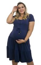 Vestido de Grávida Meire Plus Size de Amamentar