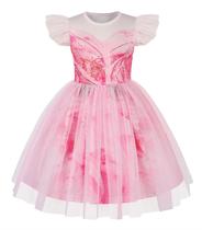 Vestido de Halloween Marendyee Pink Witch para meninas de 6 a 7 anos