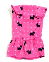 Vestido De Inverno Soft Rosa Estampa Dog Tamanho Gg