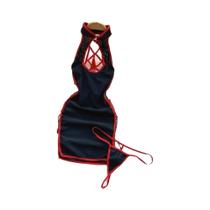 Vestido De Lingerie Cheongsam Sem Mangas Com Detalhes Em Franjas Sexy Para Mulheres Vestido De Lingerie Cheongsam Sem Mangas Com Detalhes Em Franjas Sexy Para Mulheres