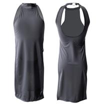 Vestido de lingerie Cheongsam SINGUYUN com estampa retrô para mulheres