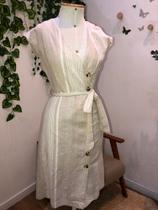 Vestido de linho listrado kitson Vestido de linho listrado kitson