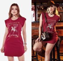 Vestido de malha country