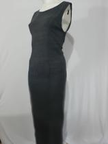 Vestido de malha PV cinza (Tam: P/M) Vestido de malha PV cinza (Tam: P/M)