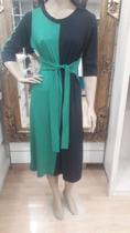 Vestido de malha viscolaicra m