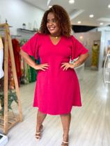 Vestido de manga pink tamanho M
