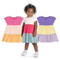 Vestido De Menina Infantil Roupa Festa Passeio Top De Verão