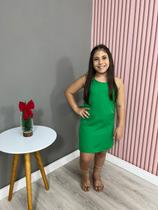 Vestido De Natal Vermelho Infantil Com Laço Atrás Moda Feminina Festa Menina Mini Diva Isa Cintra