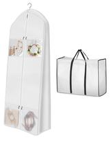 Vestido de noiva, bolsa de roupas MISSLO 65 com sacola de noiva Vestido de noiva, bolsa de roupas MISSLO 65 com sacola de noiva