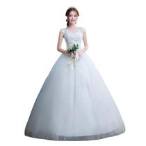 Vestido De Noiva Casamento Rodado Princesa Barato Renda