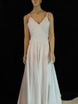 Vestido de noiva em cetim noiva. (Tam: P/M)