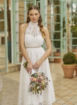 Vestido de noiva midi annie