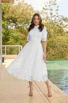 Vestido de noiva midi gisele