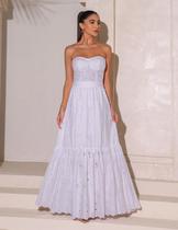 VESTIDO DE NOIVA sem alça LAVINÍA BRANCO