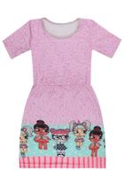 Vestido de Oncinha com Bonecas - Big Bless Vestido de Oncinha com Bonecas - Big Bless