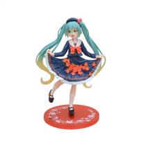 Vestido de outono Action Figure Hatsune Miku, 20 cm, PVC, colecionável