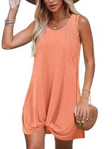 Vestido de praia com capa de maiô BKRIVE, roupas de banho femininas, laranja Vestido de praia com capa de maiô BKRIVE, roupas de banho femininas, laranja