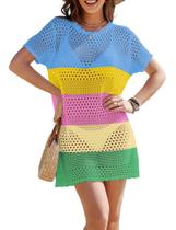 Vestido de praia de crochê Beauty Coverup para mulheres 2025 Vestido de praia de crochê Beauty Coverup para mulheres 2025