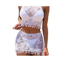 Vestido De Praia Sexy Em Rede Para Mulheres, Transparente E Com Franjas, Estilo Bodycon