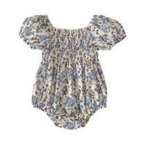 Vestido De Praia Vintage De Algodão Para Meninas De 0 a 6 Anos, Roupa Infantil Respirável Com